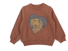Wheat sweatshirt Terry dog vintage rose